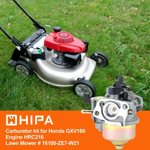 Hipa Honda HR214 GXV160 carburetor fitment for broad lawn mower compatibility