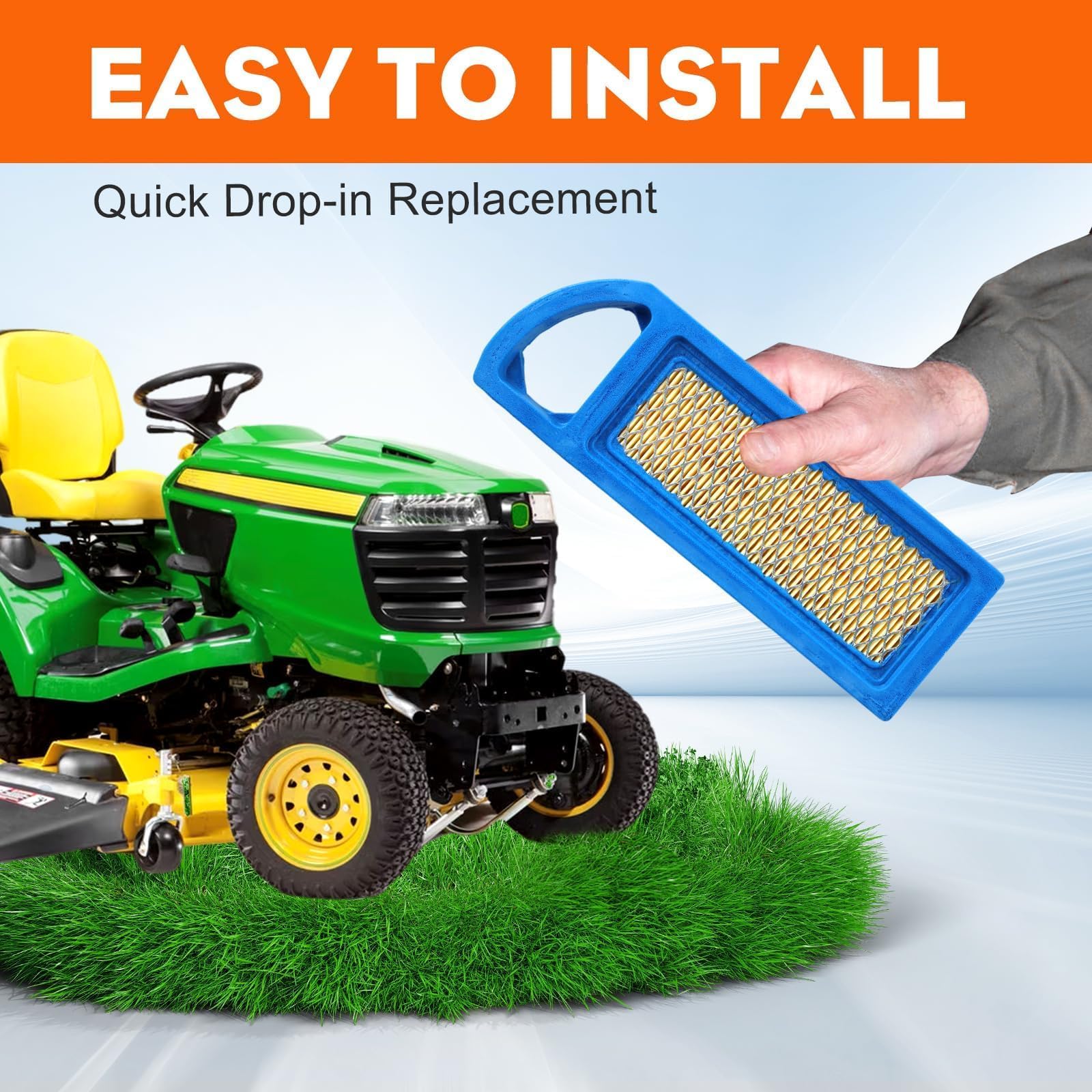 Includes three air filters and three pre-filters from Hipa.