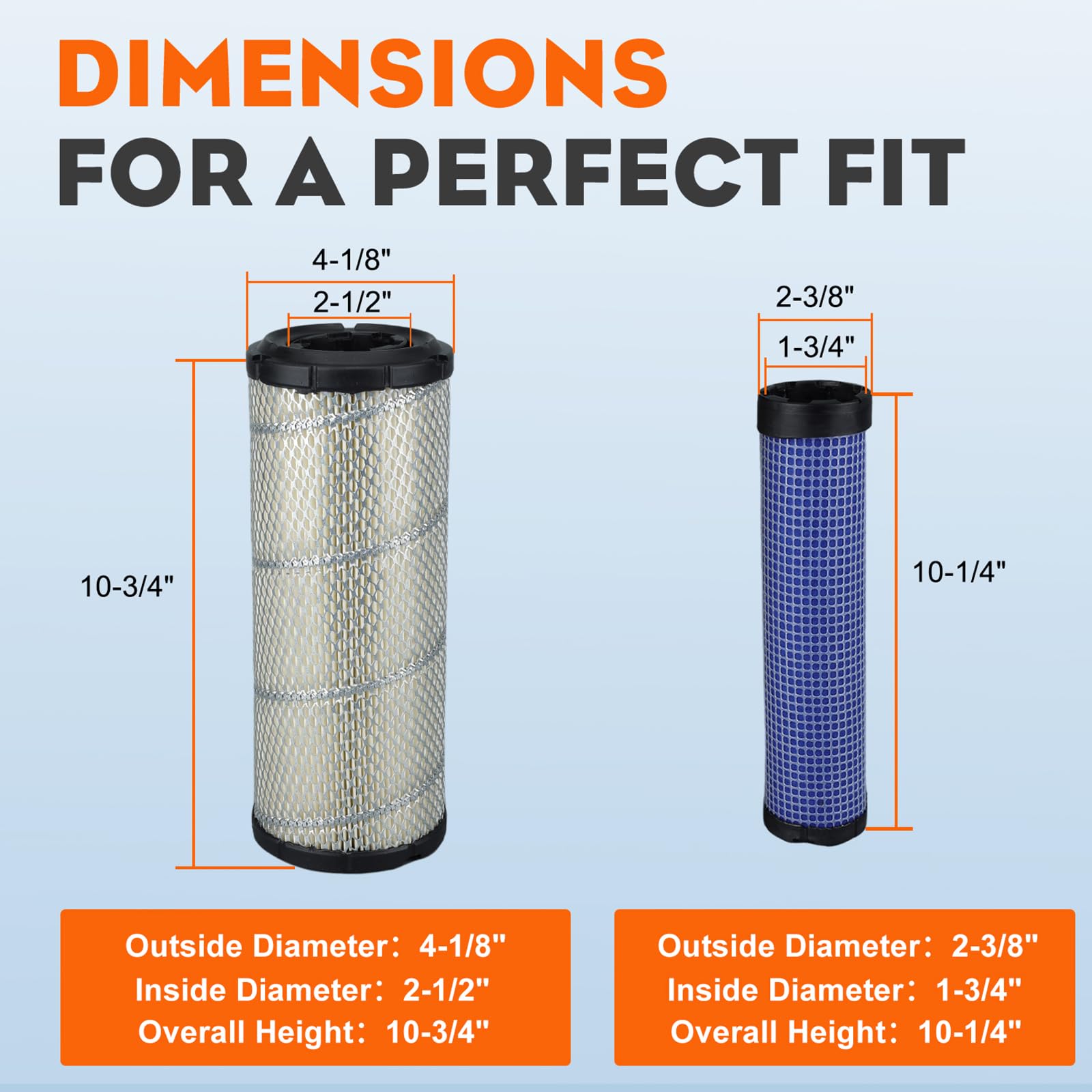 Hipa inner diameter diagram shows 2-1/2 inch measurement