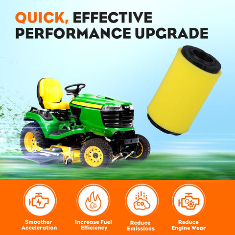 HIPA intek-20-21hp air filter improves airflow and engine protection.