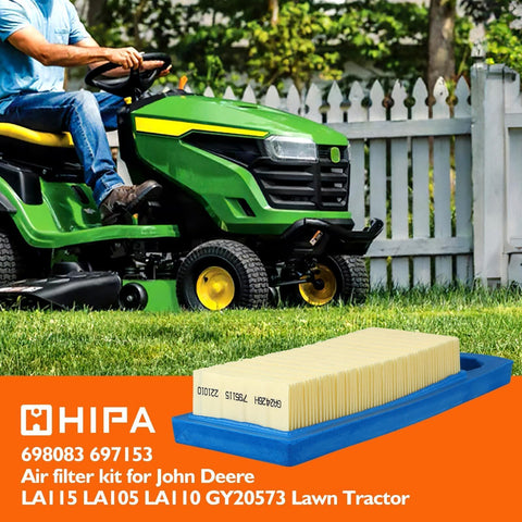Compatibility overview for John Deere LA-series with Hipa filter.
