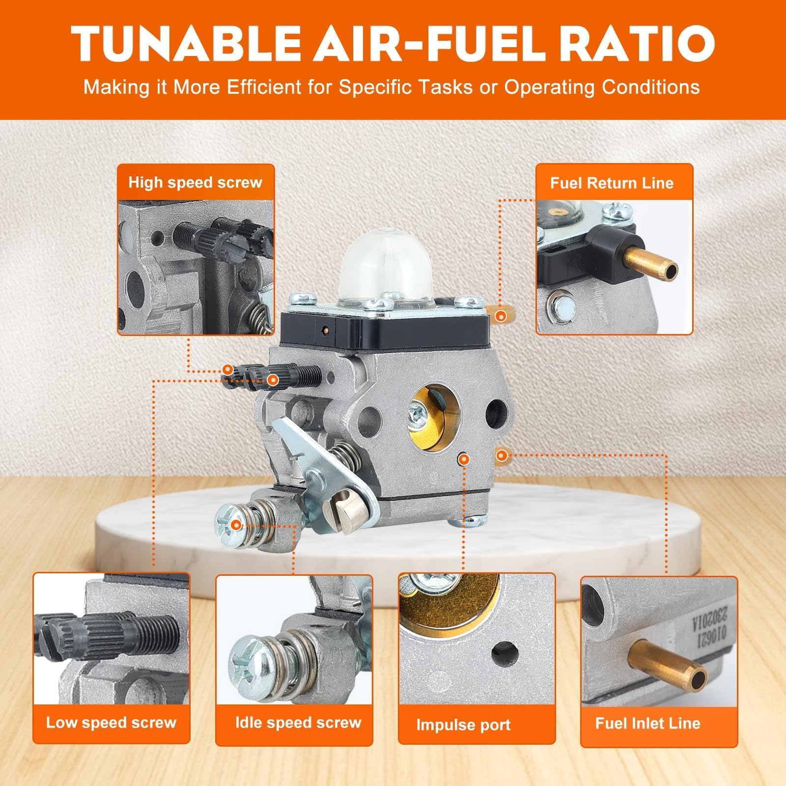 Hipa Mantis carburetor packaging contents show an all-in-one kit for convenience