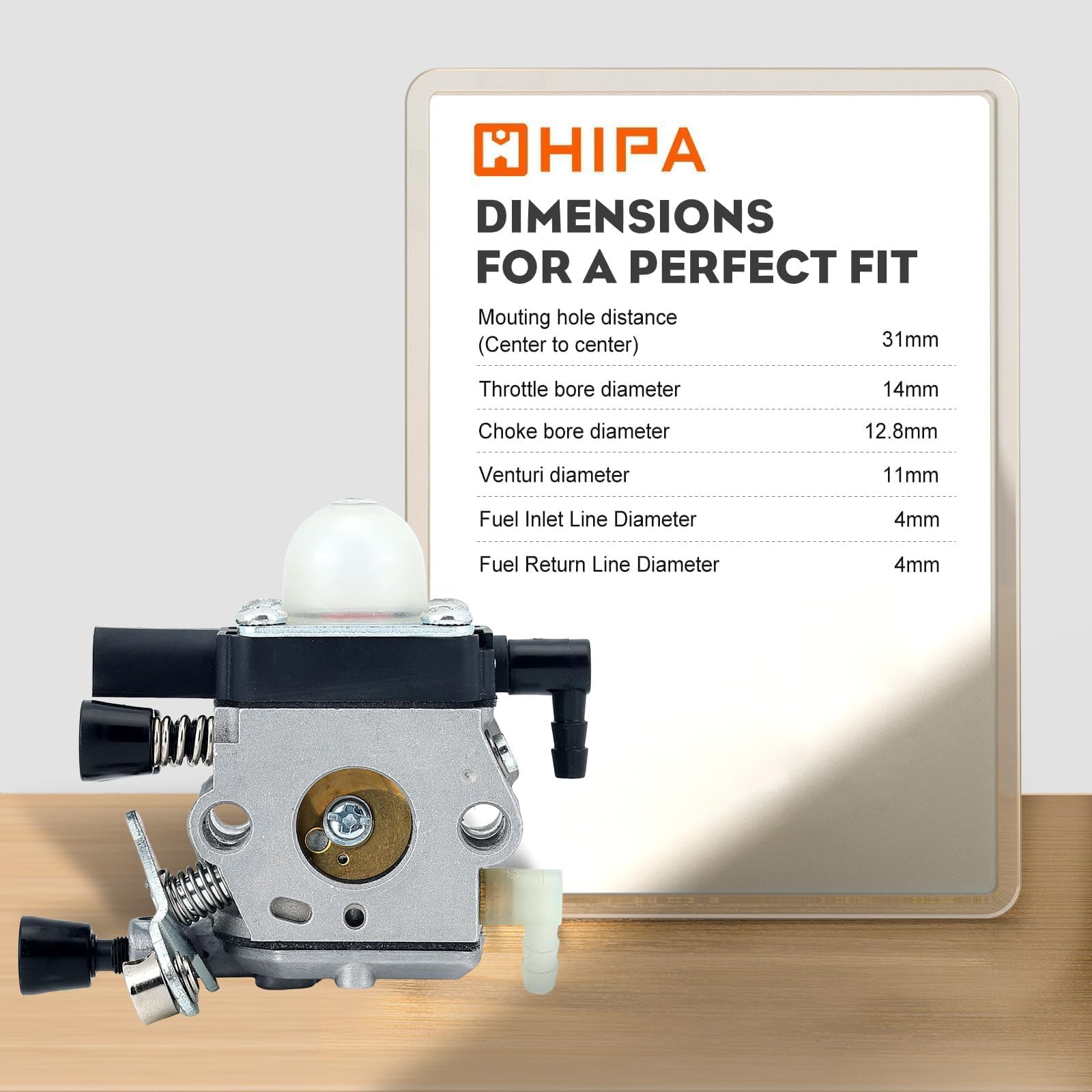 Hipa MM55 fuel filter element for cleaner fuel delivery