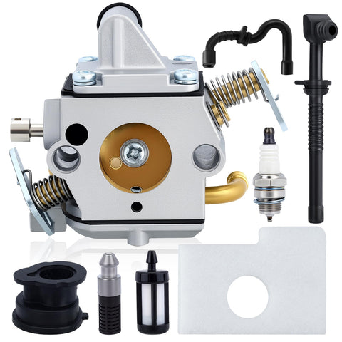 Hipa MS170/MS180 carburetor top view for reliable replacement