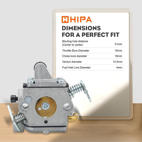 Hipa MS170 spark plug included for complete rebuild