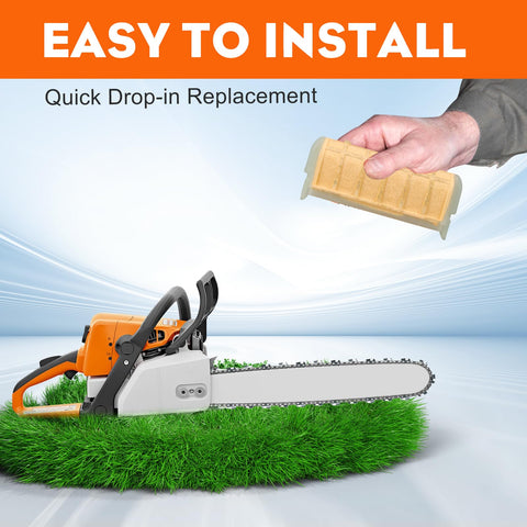 Compact dimensions fit STIHL MS250 without crowding the housing