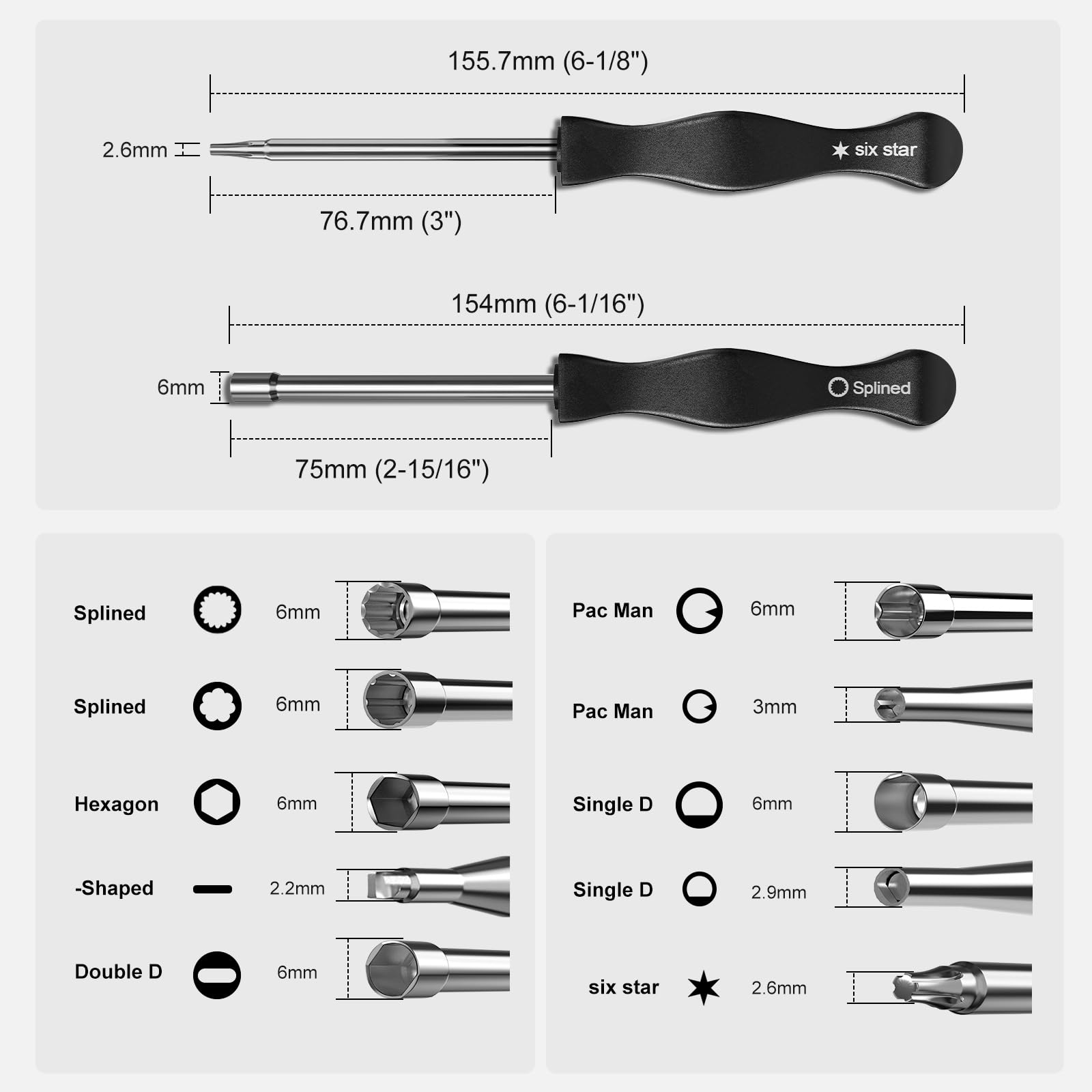 Hipa nickel-plated screwdriver for rust resistance during maintenance