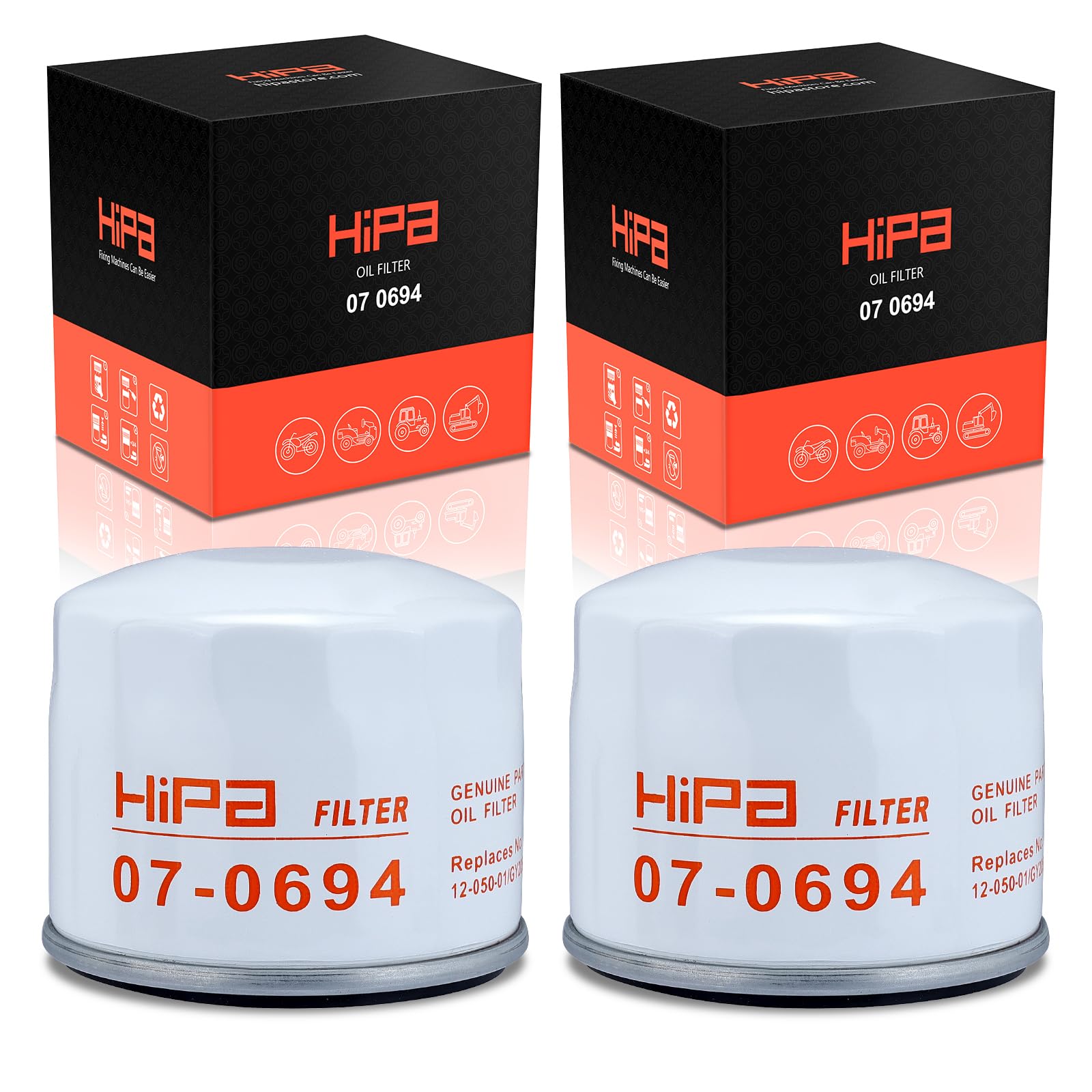 Hipa oil filter for Kohler 7000 series, high filtration efficiency preserves engine longevity.