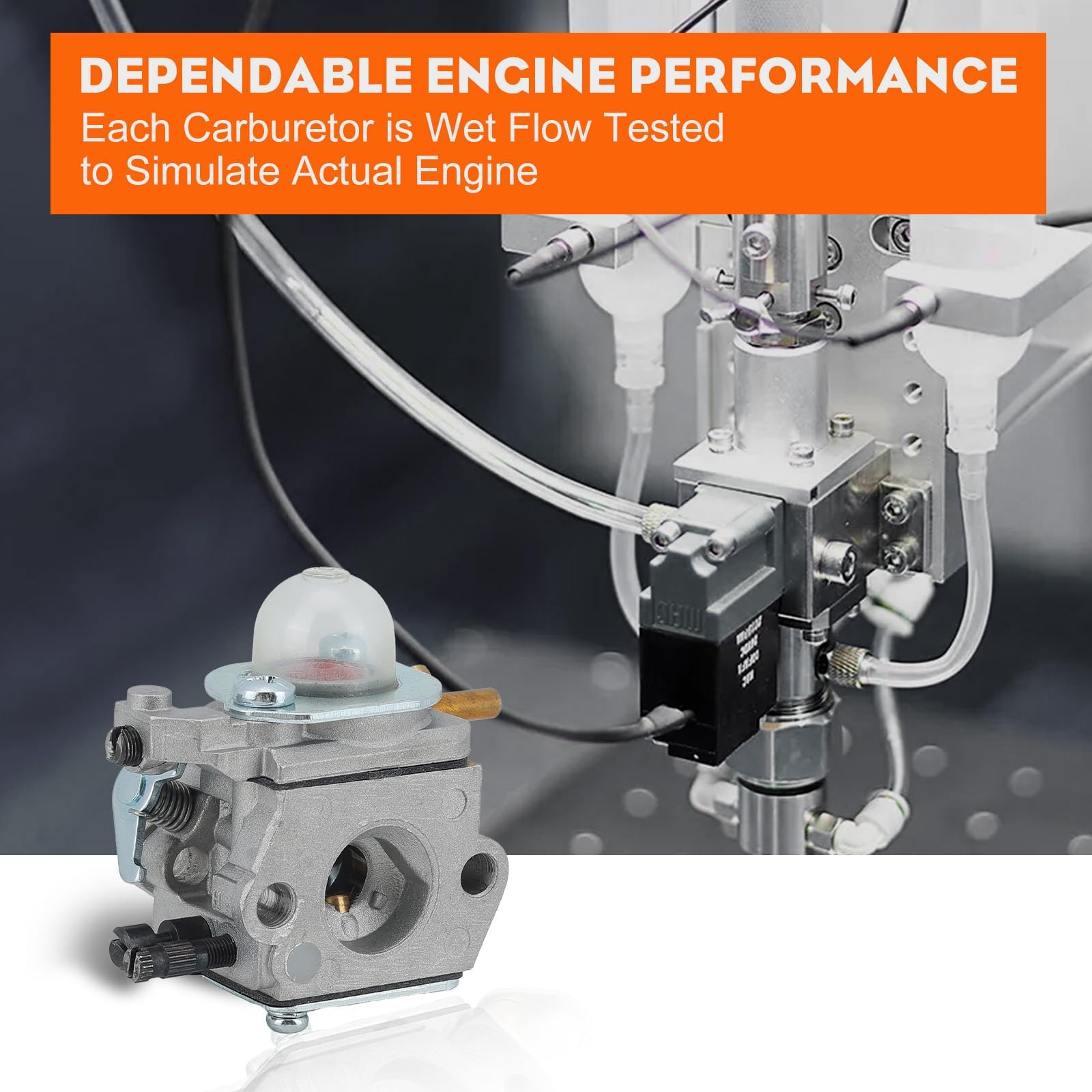 Spark plug included in the HIPA PB200 Echo carburetor kit for reliable ignition