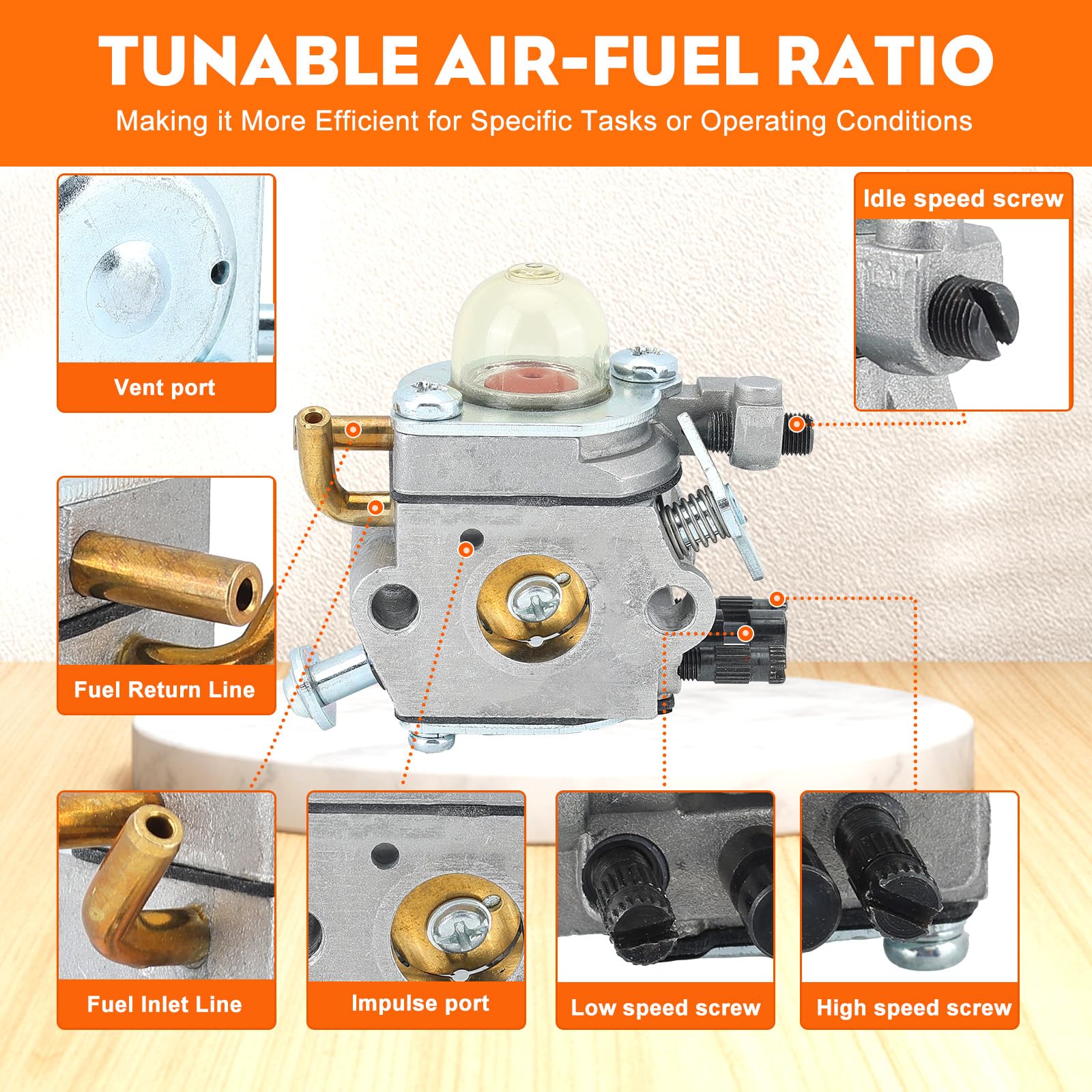 Hipa PB2100 carburetor durability with brass and anodized body