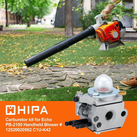 Hipa PB2100 carburetor side view showing compact body for space use