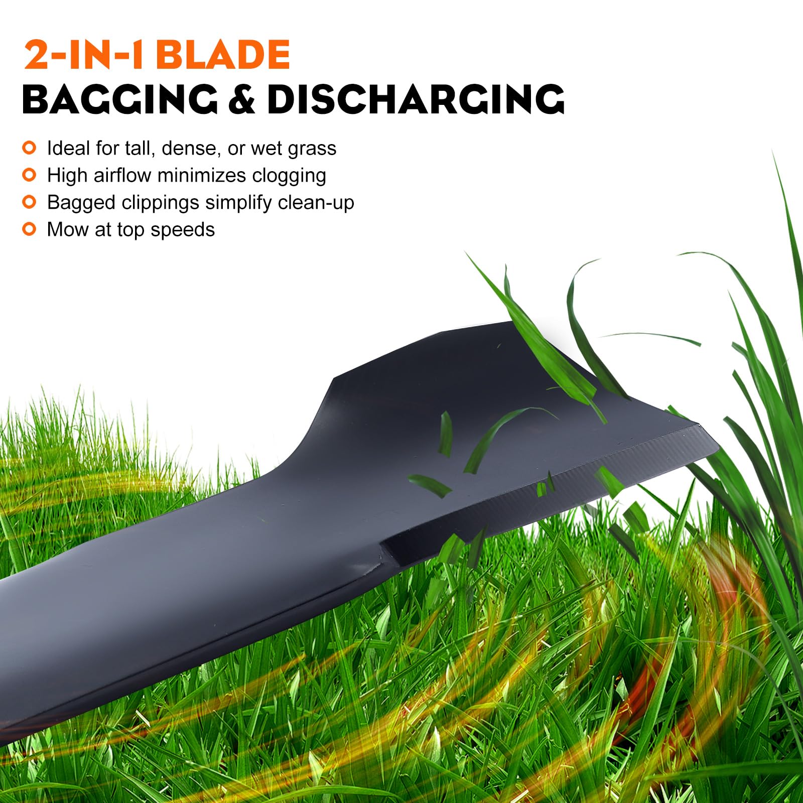 Hipa Poulan Pro Husqvarna 42in blade for clean trims.