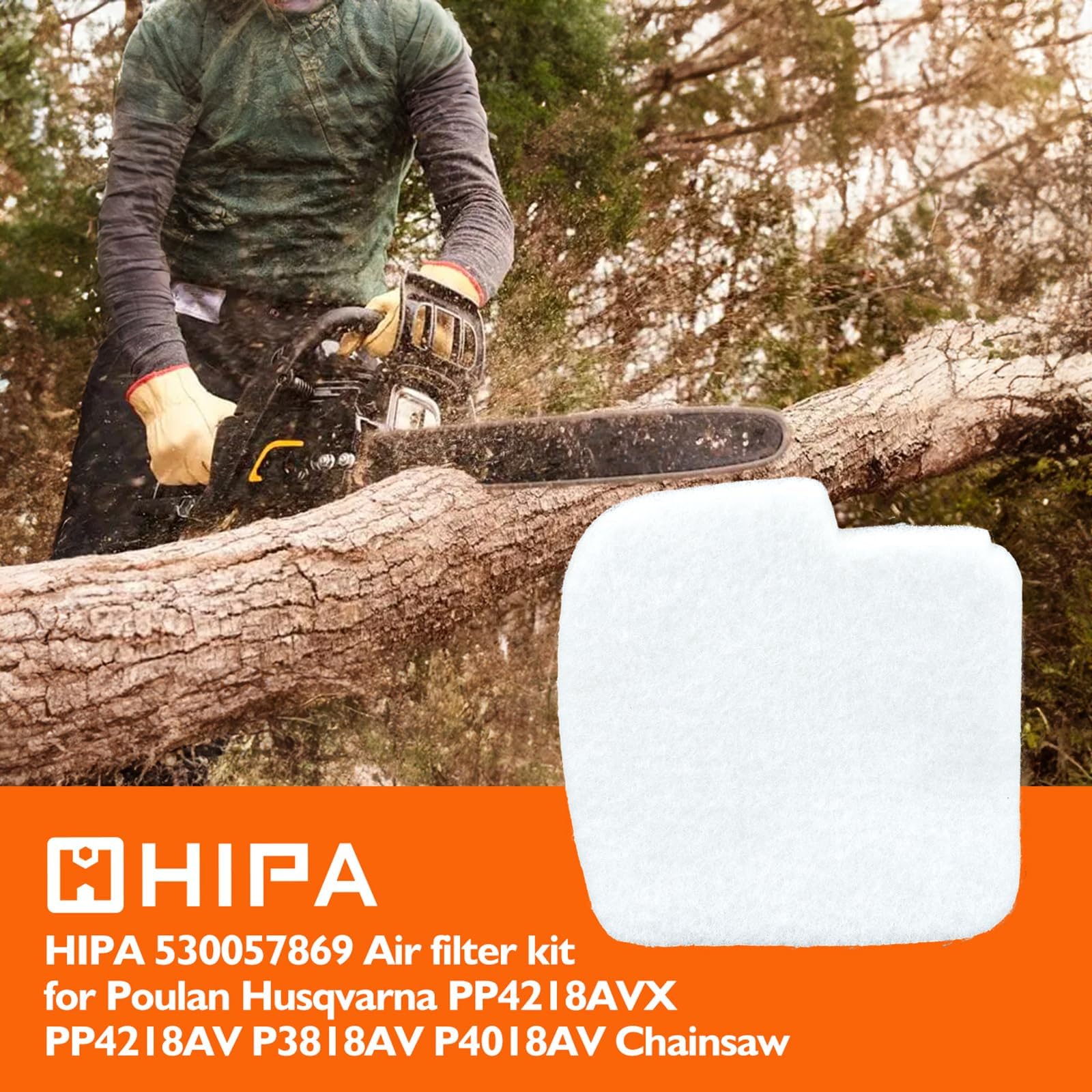 Hipa PR4218 air filter media close-up highlighting high-density filtration for clean airflow