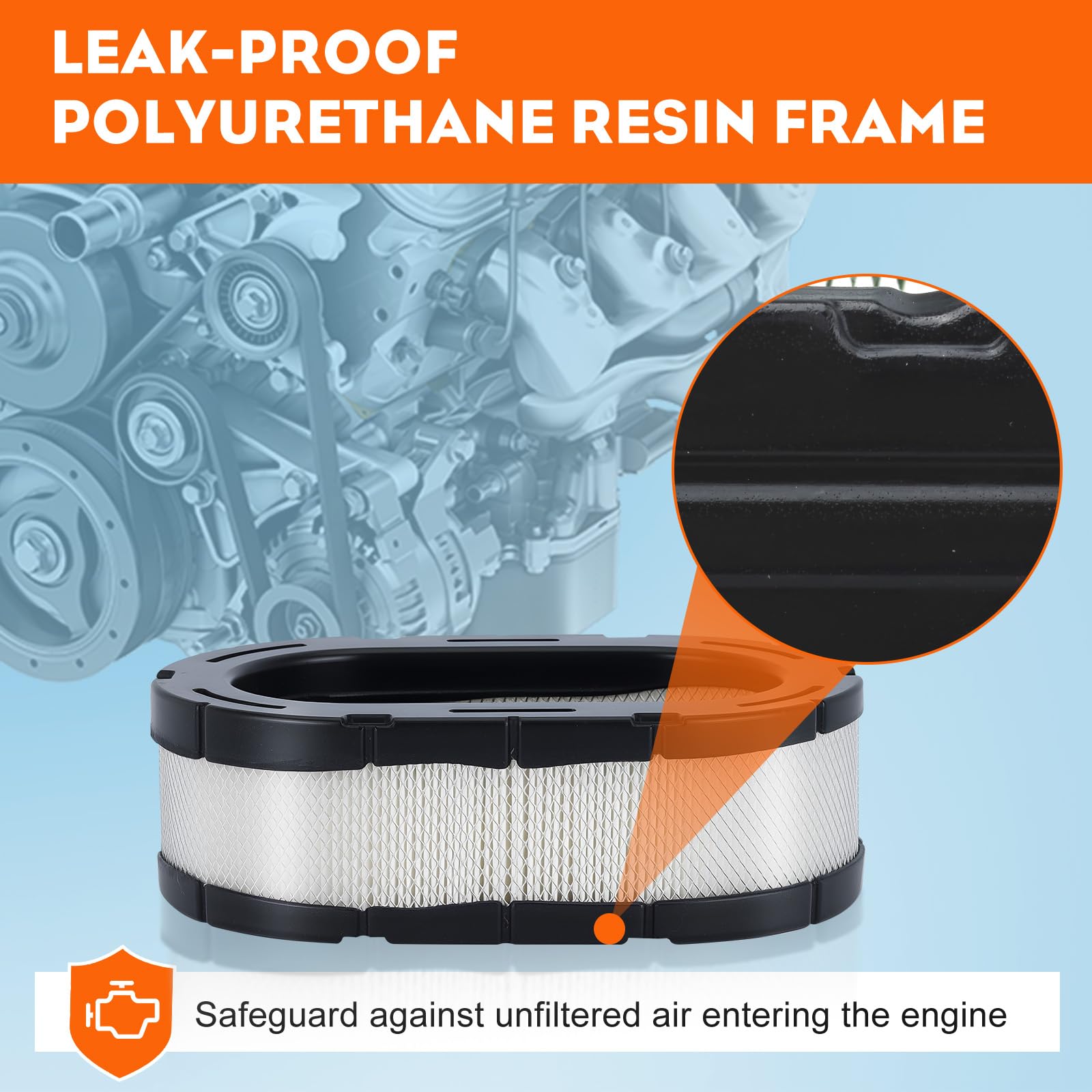 Hipa pre-cleaner 32-083-10-S replacement shields filter from debris.