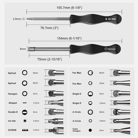 Hipa premium heat-treated steel screwdriver lasts longer
