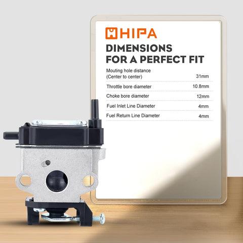 Hipa primer bulb enables quick priming for faster starting