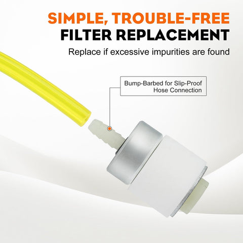 Primer bulb included for easier starting and priming