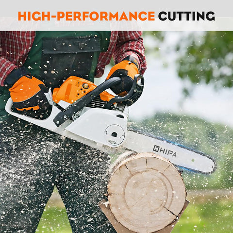 Hipa PS720 34DL 3/8 LP chain supports versatile yard work.
