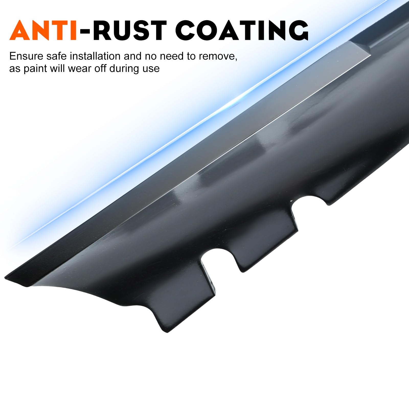 Hipa quick-install blades, safe handling during changes.