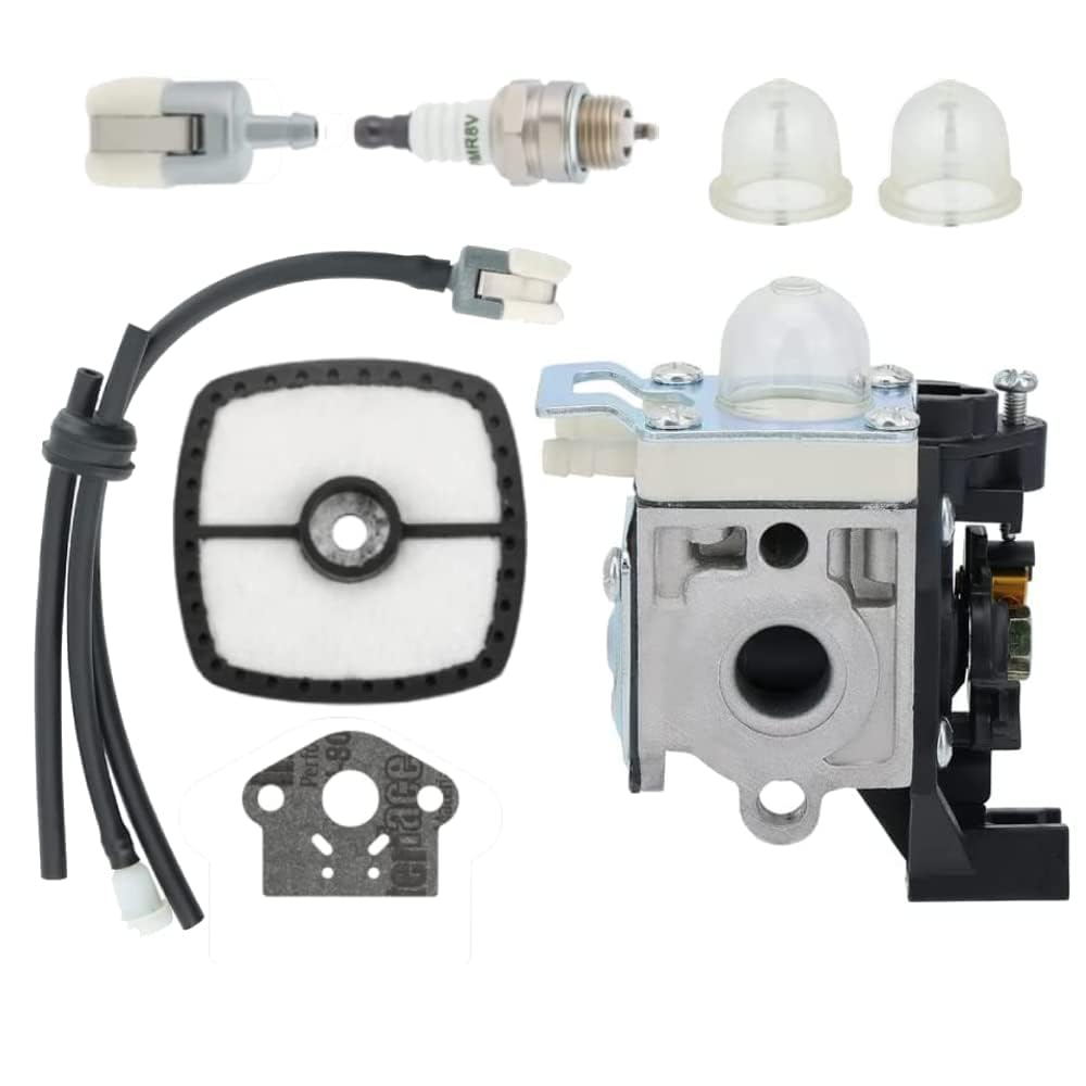 Hipa RB-K92A carburetor front view for Echo HC152 hedge trimmer with all-in-one kit.