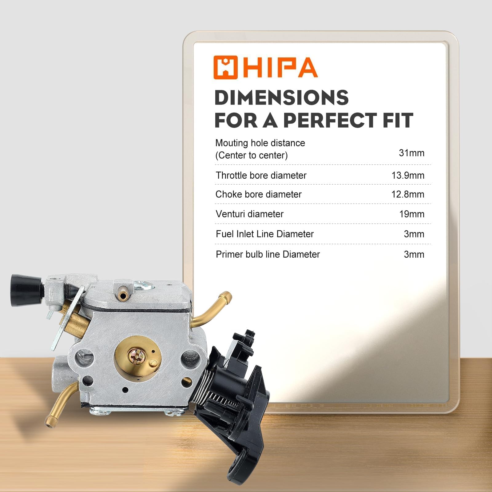 Hipa kit arrives ready to run with factory tuning.
