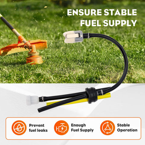 Hipa fuel line kit for Mantis tiller, enhances fuel flow.