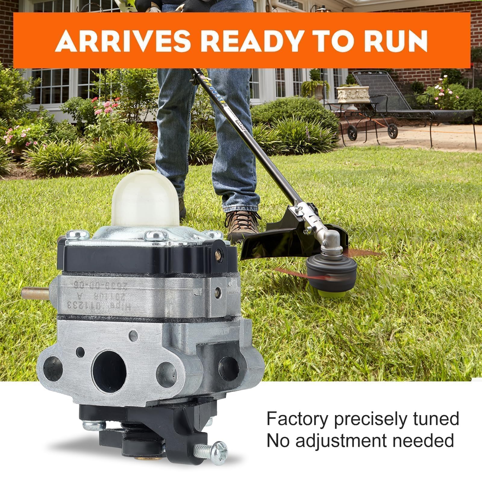Hipa RY253SS fuel line ensures proper delivery for smooth operation.