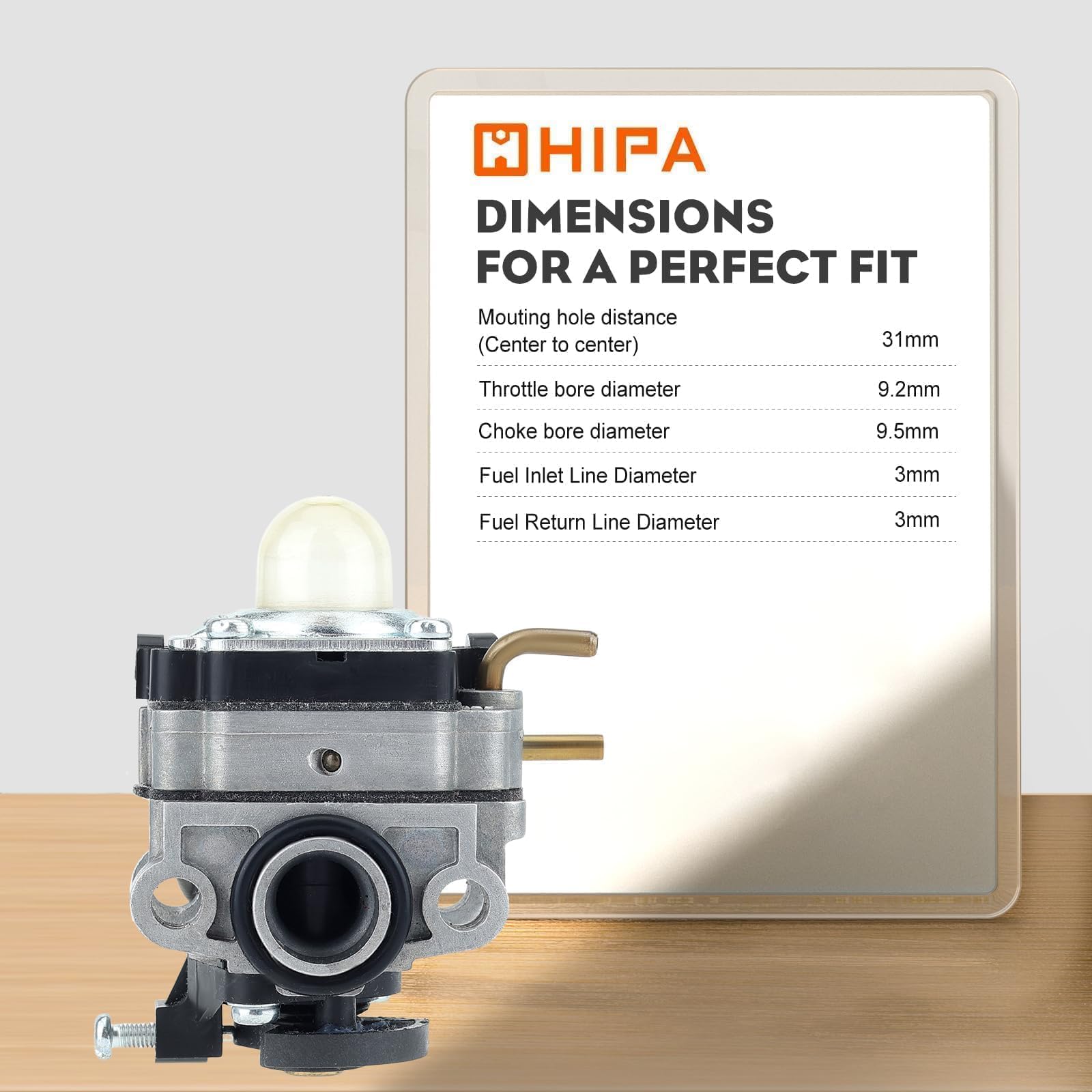 Hipa RY253SS spark plug supports reliable starts and steady idle.