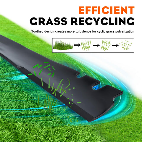 Hipa single-pack blade for Toro Recycler replacement.