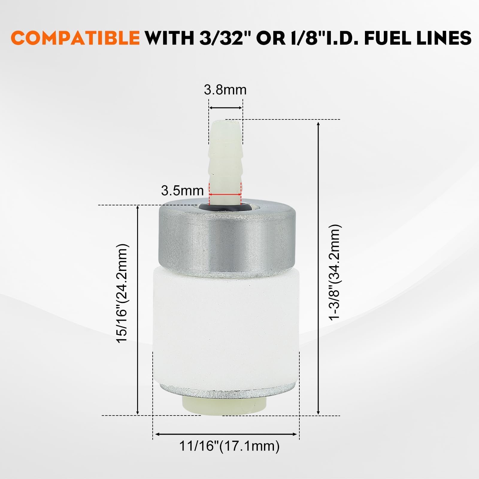 Spark plug BPM7A and L7TC compatible with many engines