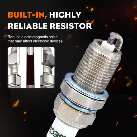 Hipa RC12YC ceramic insulator close-up detailing design