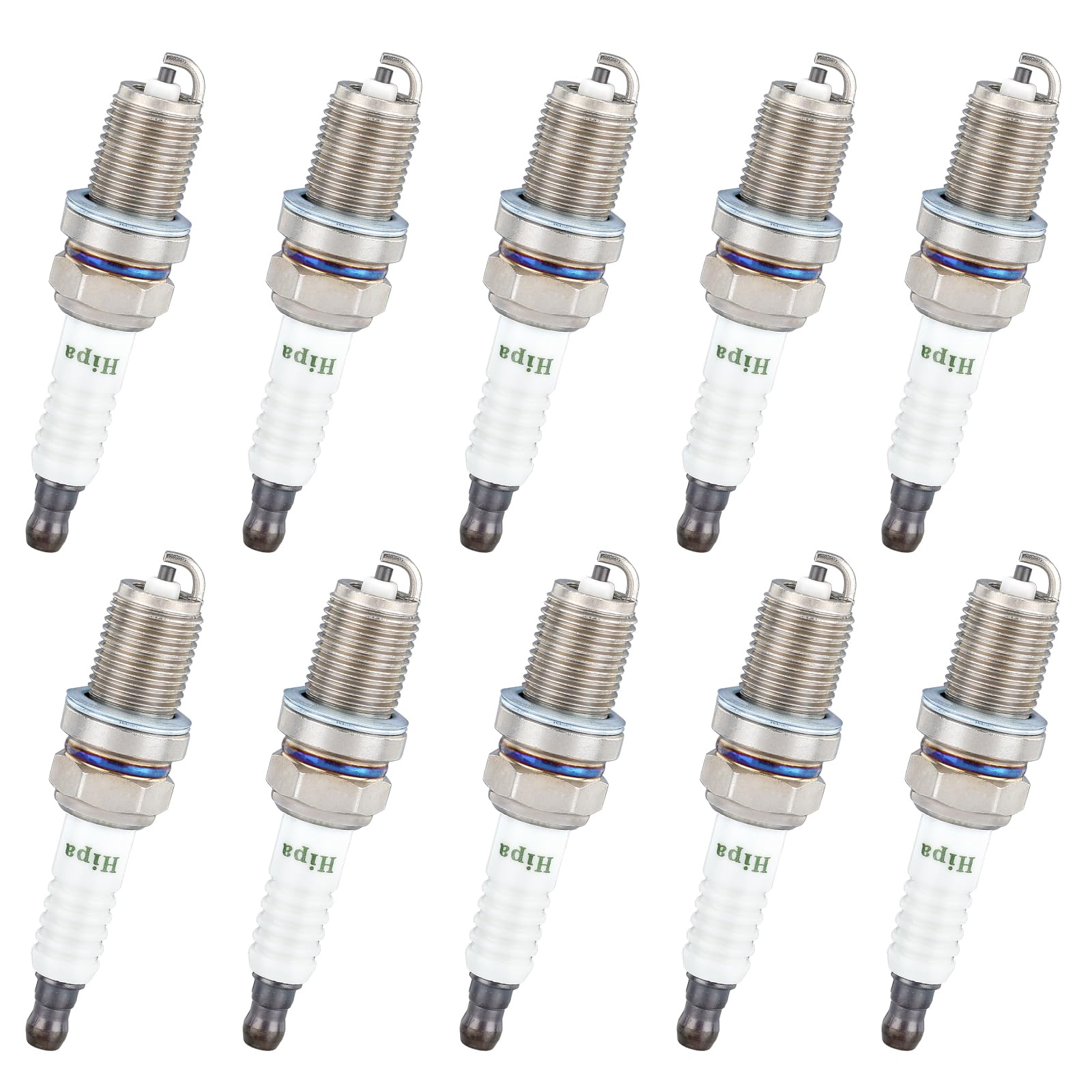 Hipa RC12YC spark plug pack on display for quick engine maintenance