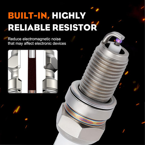 Hipa spark plug XT650/XT675 fitment close-up for correct threading