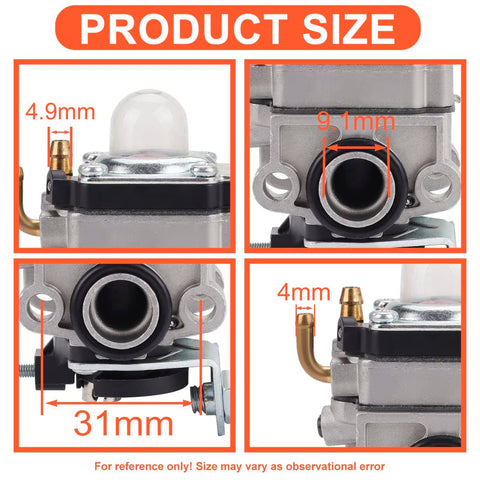 Hipa spark plug promotes efficient ignition and starts.