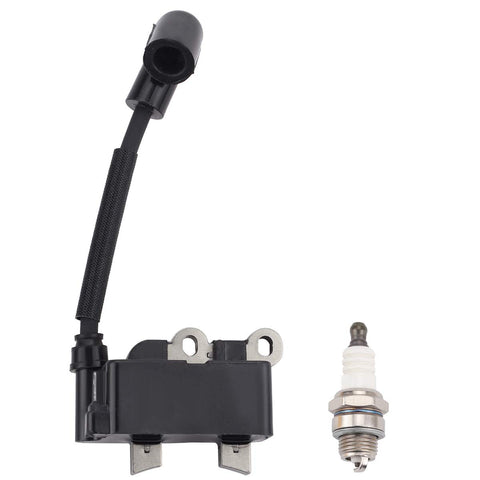 Hipa spark plug with rubber boot supports smooth ignition.