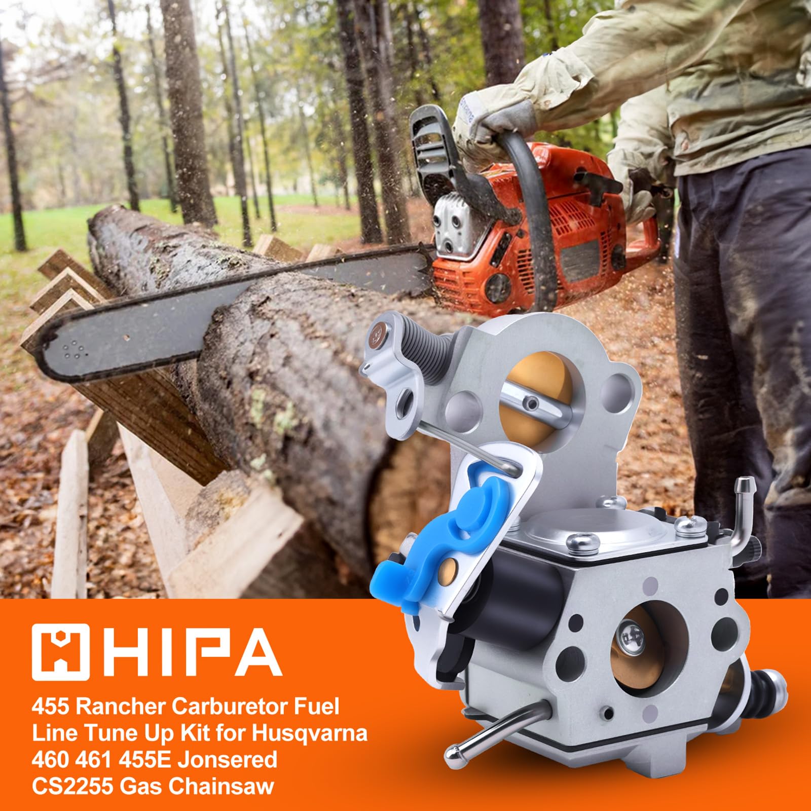 Hipa spark plug included to support reliable starts and combustion.