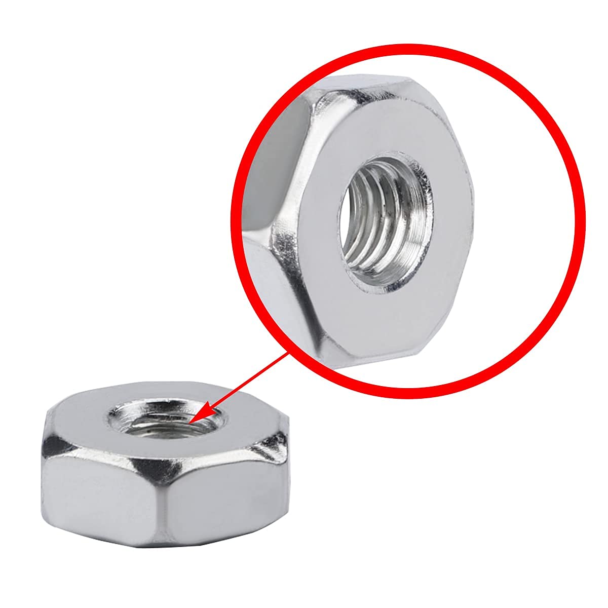 Hipa sprocket cover bar nut quality-testing label underlines OEM-like reliability