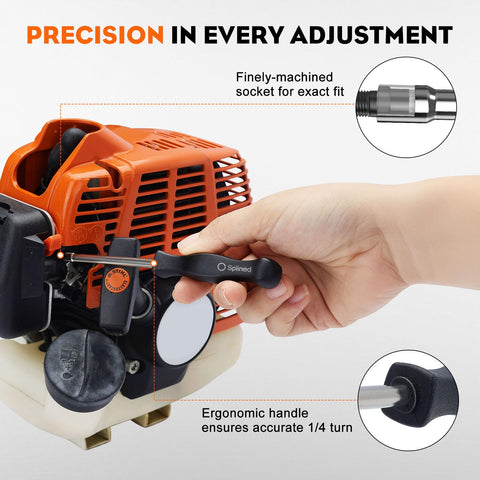 Hipa square-handle design provides a steady grip and controlled torque.