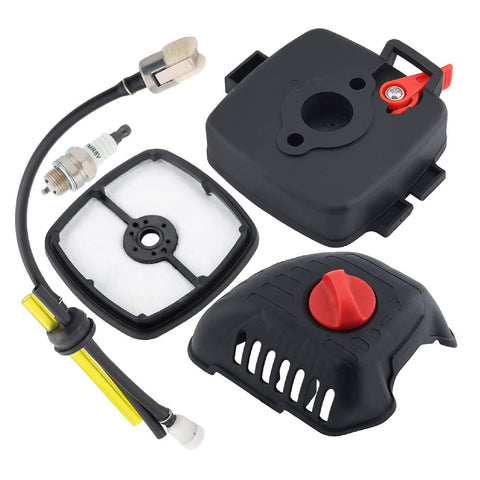 Hipa SRM-225 air filter cover assembly protects the engine from debris.
