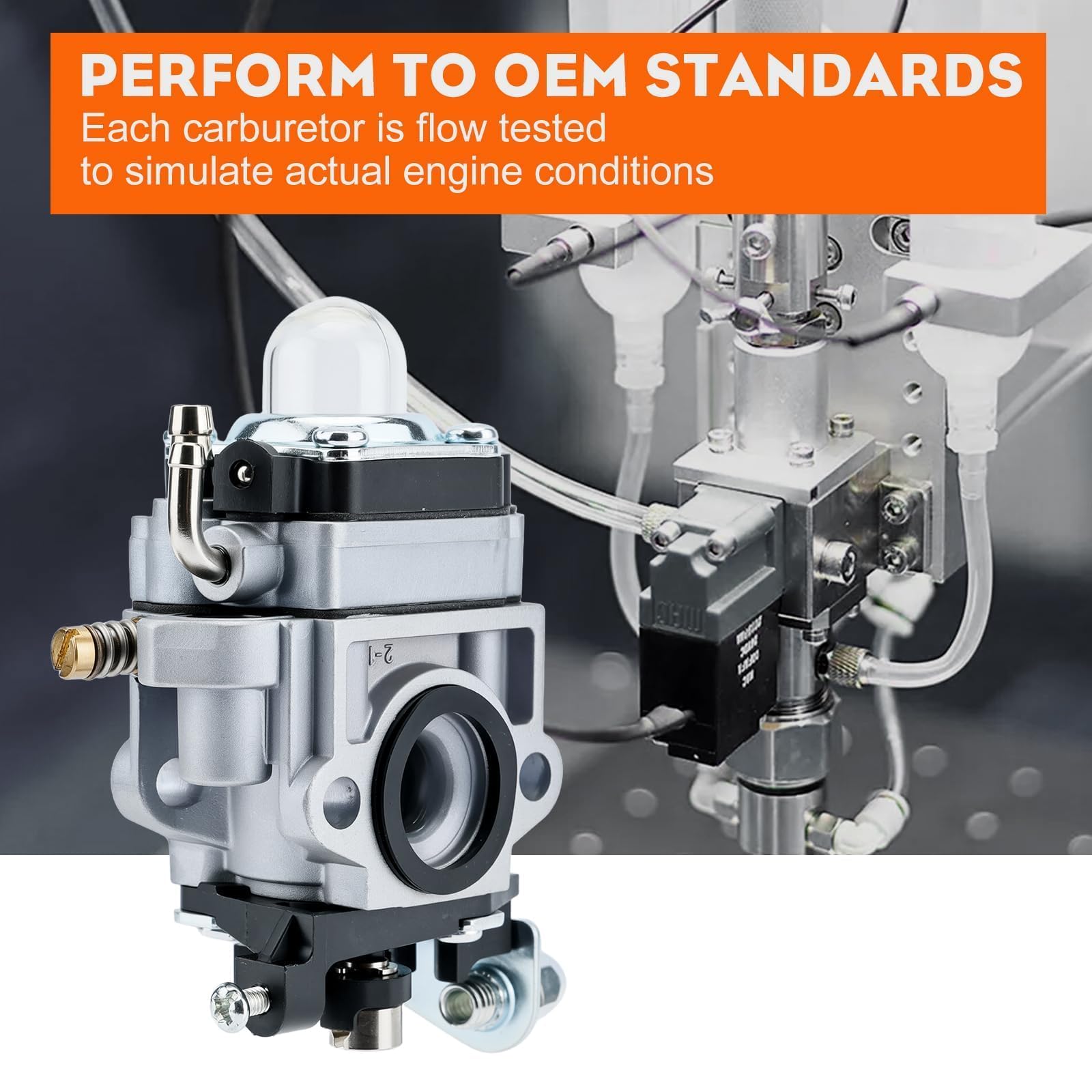Hipa SRM-260 air filter and fuel line kit image emphasizing complete install readiness.