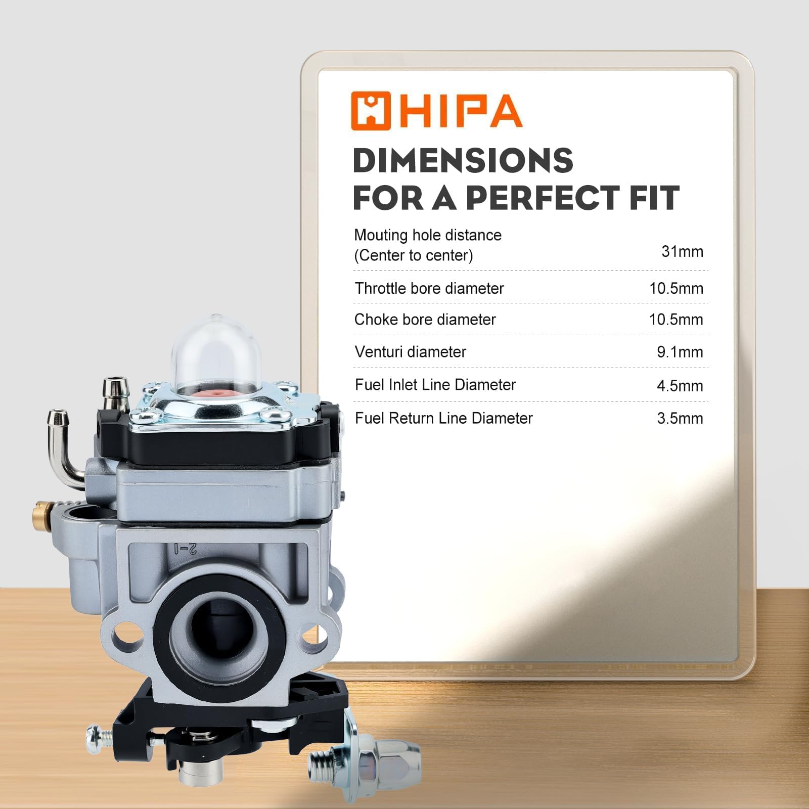 Hipa SRM-260 dimensions and mounting specs help precise fit in compatible trimmers.