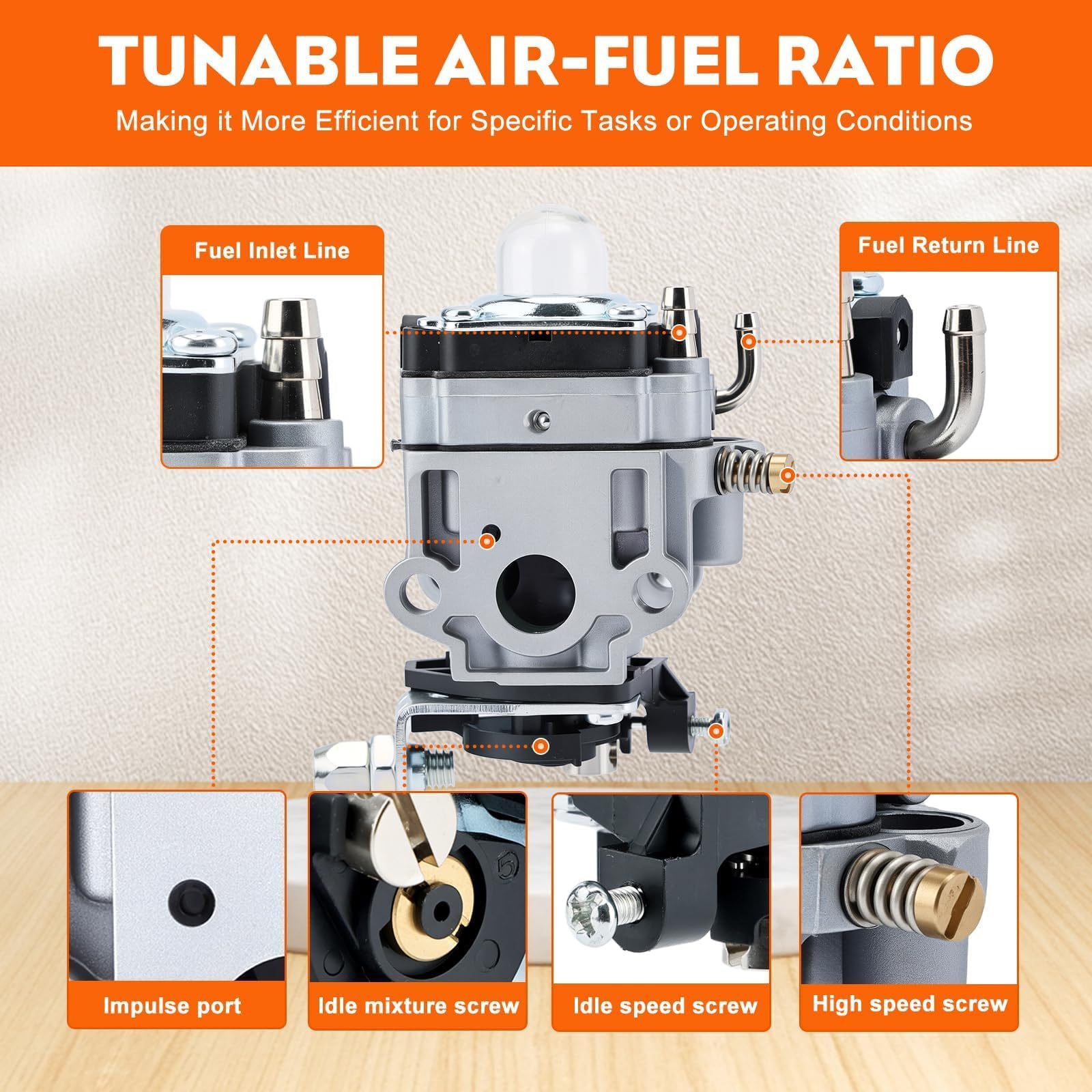 Hipa SRM-260 parts package includes all essentials for quick repair.