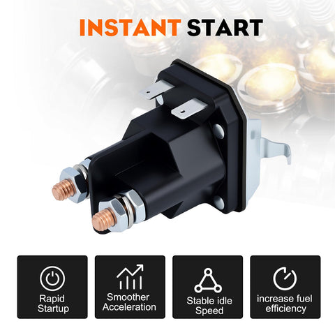 Hipa 12V solenoid housing with copper-cadmium contacts for durable performance