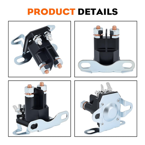 Hipa starter solenoid side-view highlights compact form for easy installation