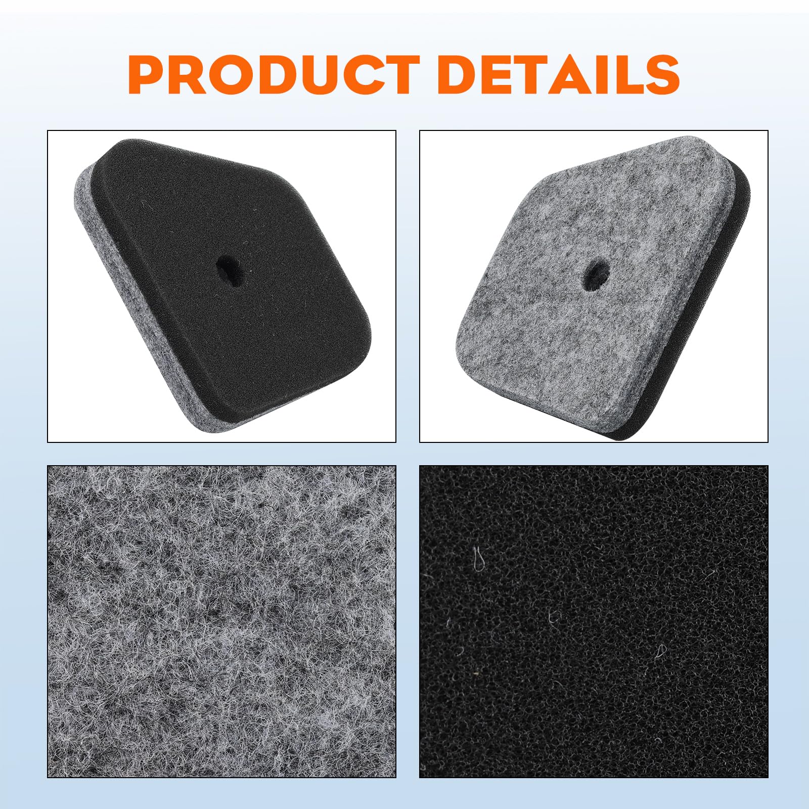 Hipa FS130R air filter replacement for STIHL trimmers