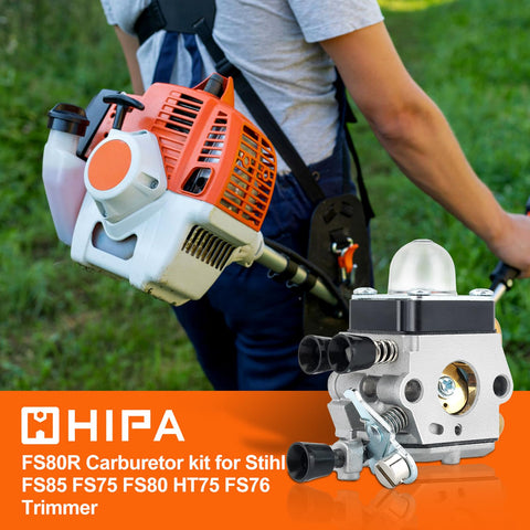 Hipa FS85R-compatible carburetor for smooth starting and steady power.