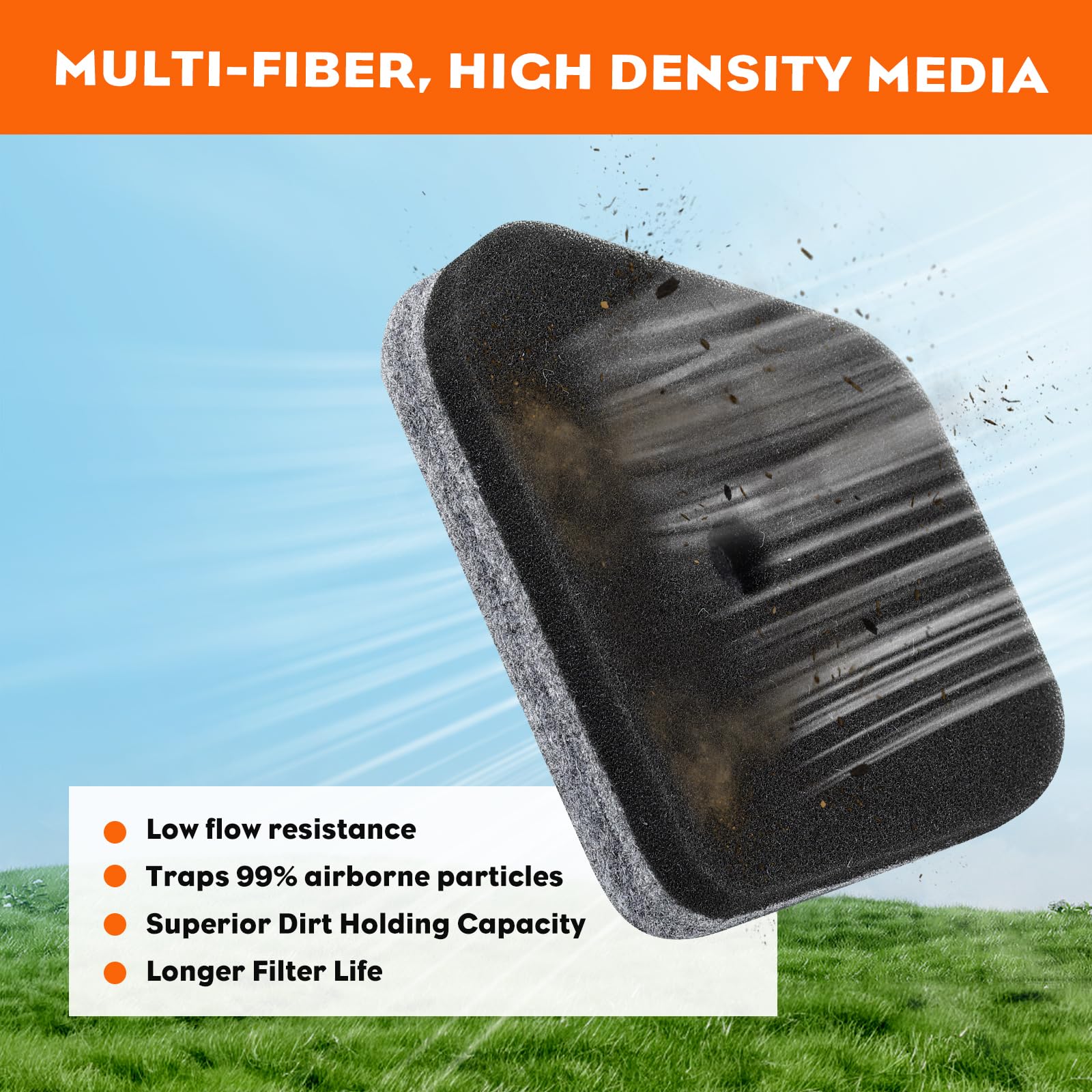 Hipa HL100 air filter for STIHL hedge trimmers