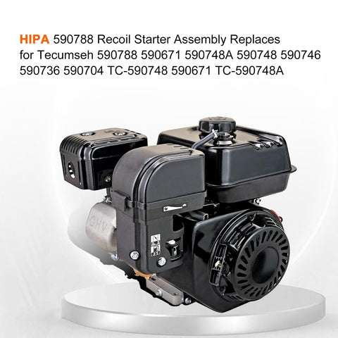 Hipa 4-cycle horizontal engine starter for Tecumseh HM100
