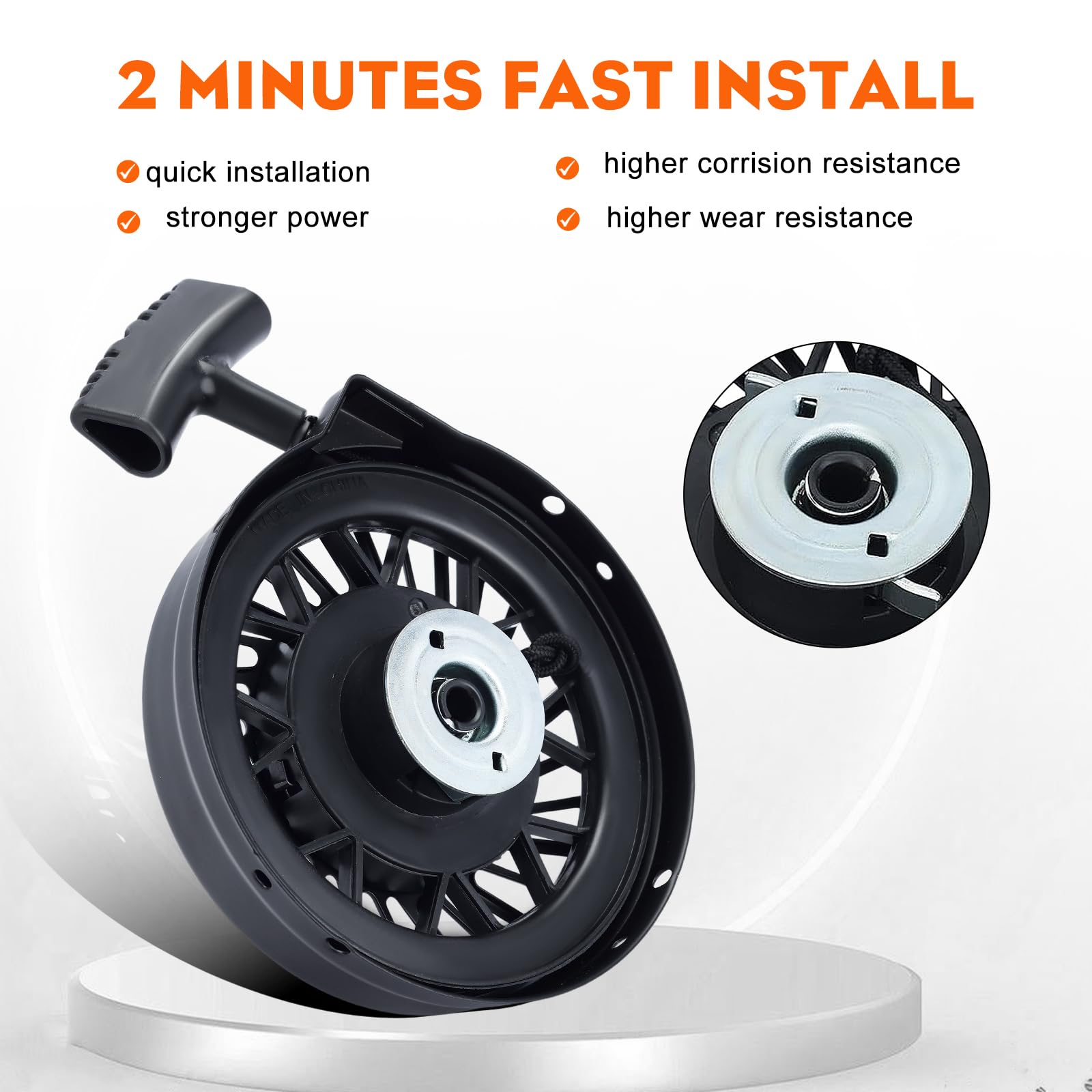 Hipa Tecumseh OVRM-series starter assembly, reliable replacement