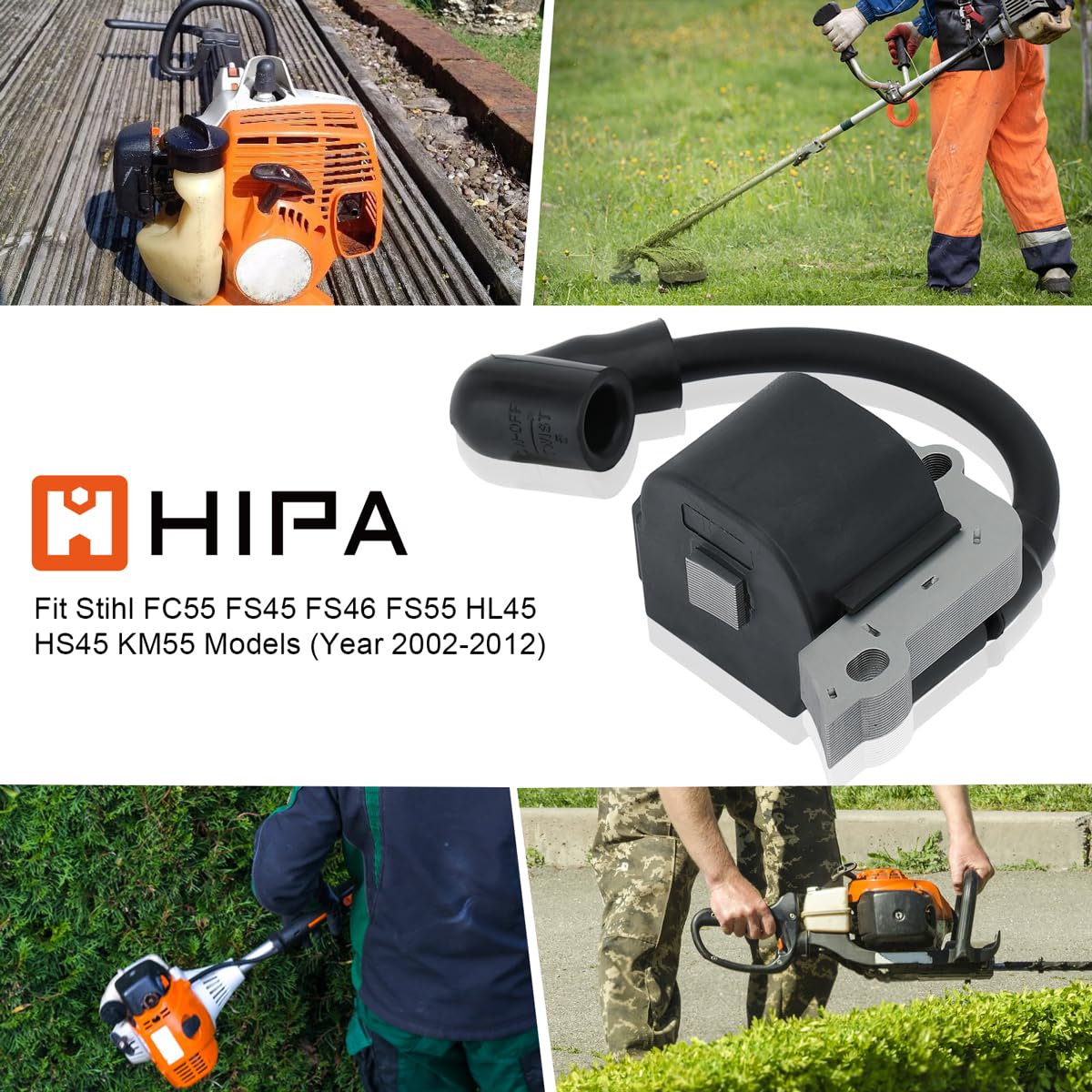 Hipa ignition coil installation guide on a trimmer